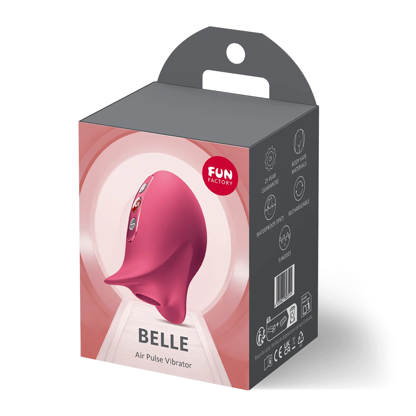 Вакуумный стимулятор клитора Fun Factory Belle (розовый)