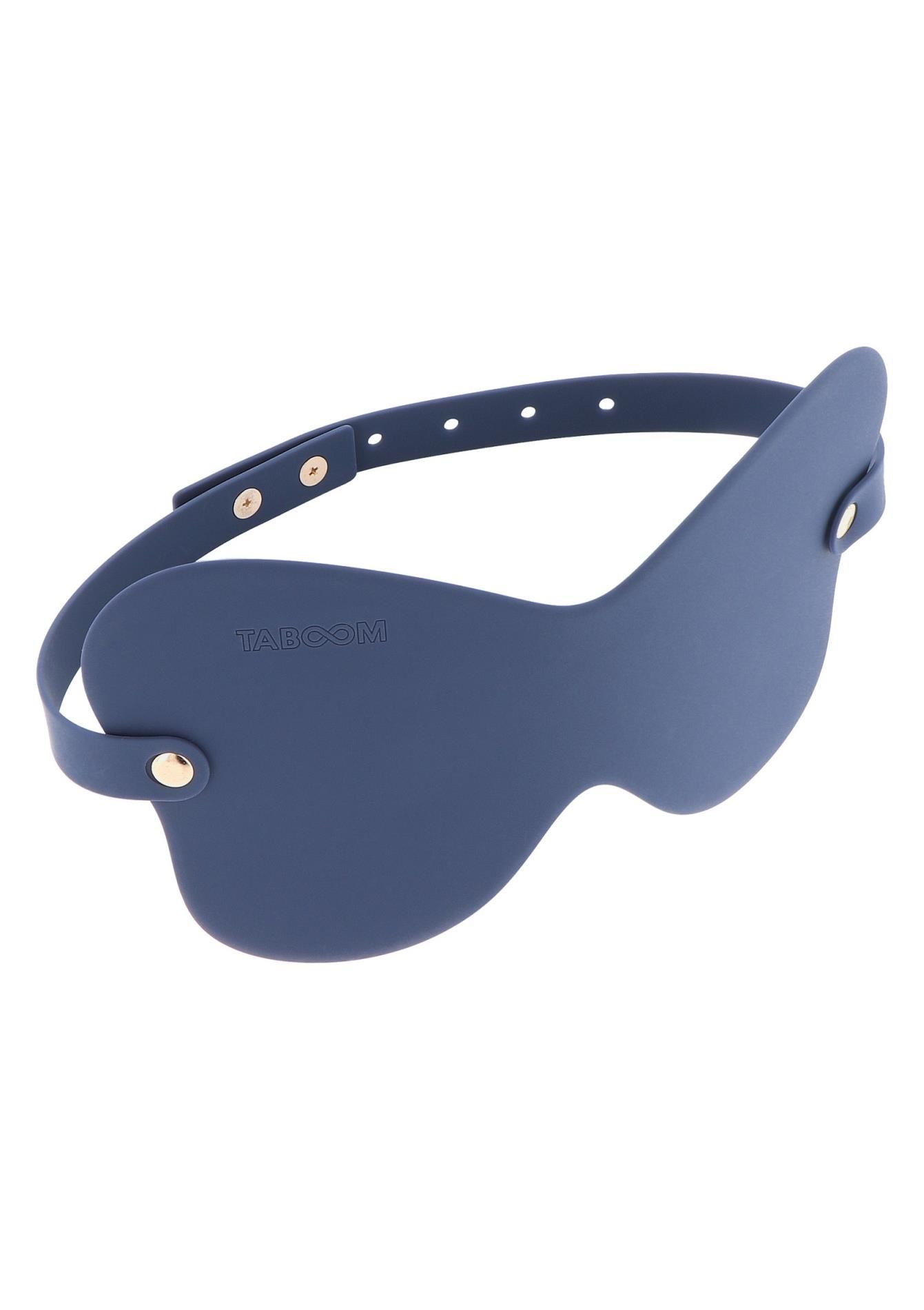Маска на глаза Taboom Silicone Supreme Blindfold (синий)