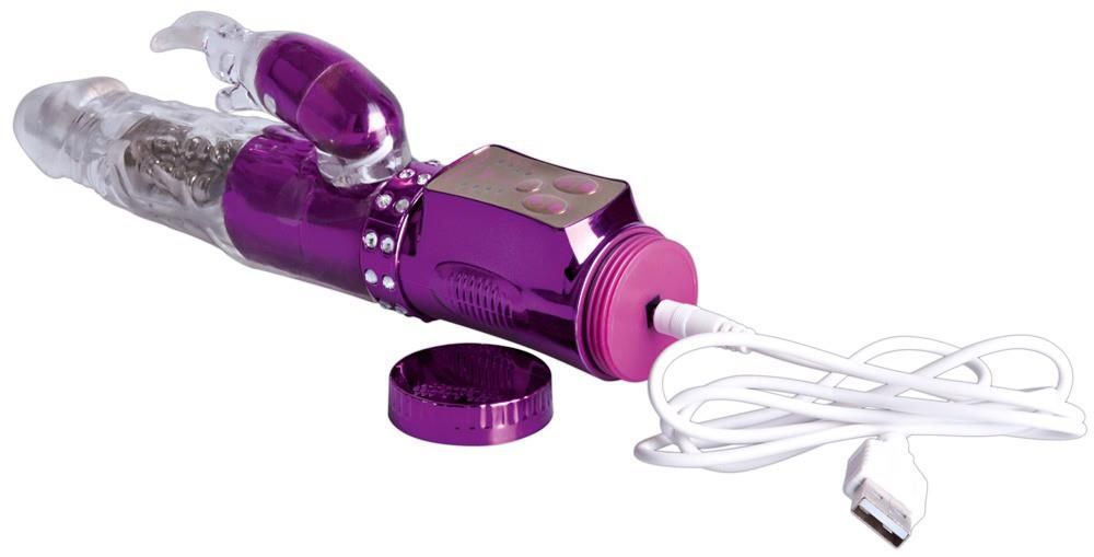 Вибратор-кролик You2Toys Diamond Affairs, 22 см (фиолетовый)
