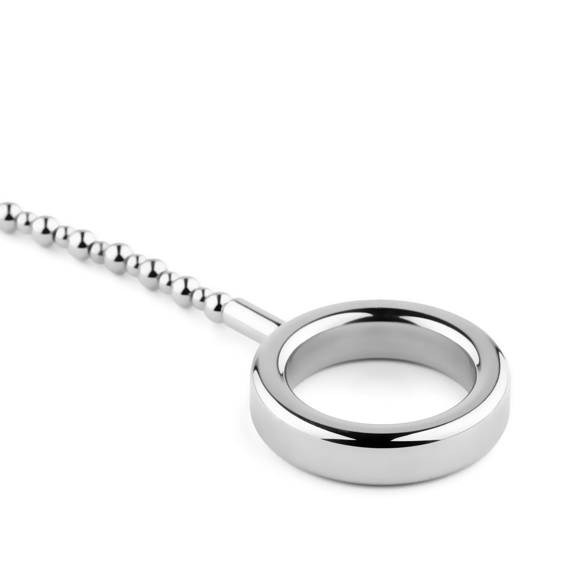 Анальная пробка B - Series HeavyFun Jewellery № 4, 43 см (серебристый)