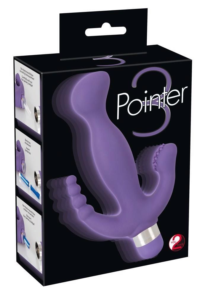 Вибратор You2Toys 3 Pointer, 20.5 см (фиолетовый)