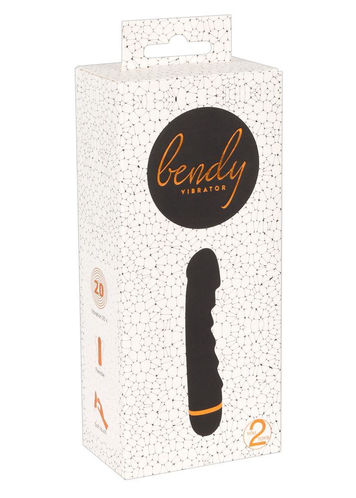 Вібратор You2Toys Bendy Ripple, 16,5 см (чорний)