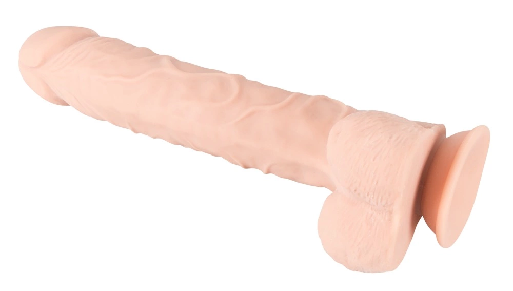 Фаллоимитатор Nature Skin Large Bendable, 29.5 см (телесный)