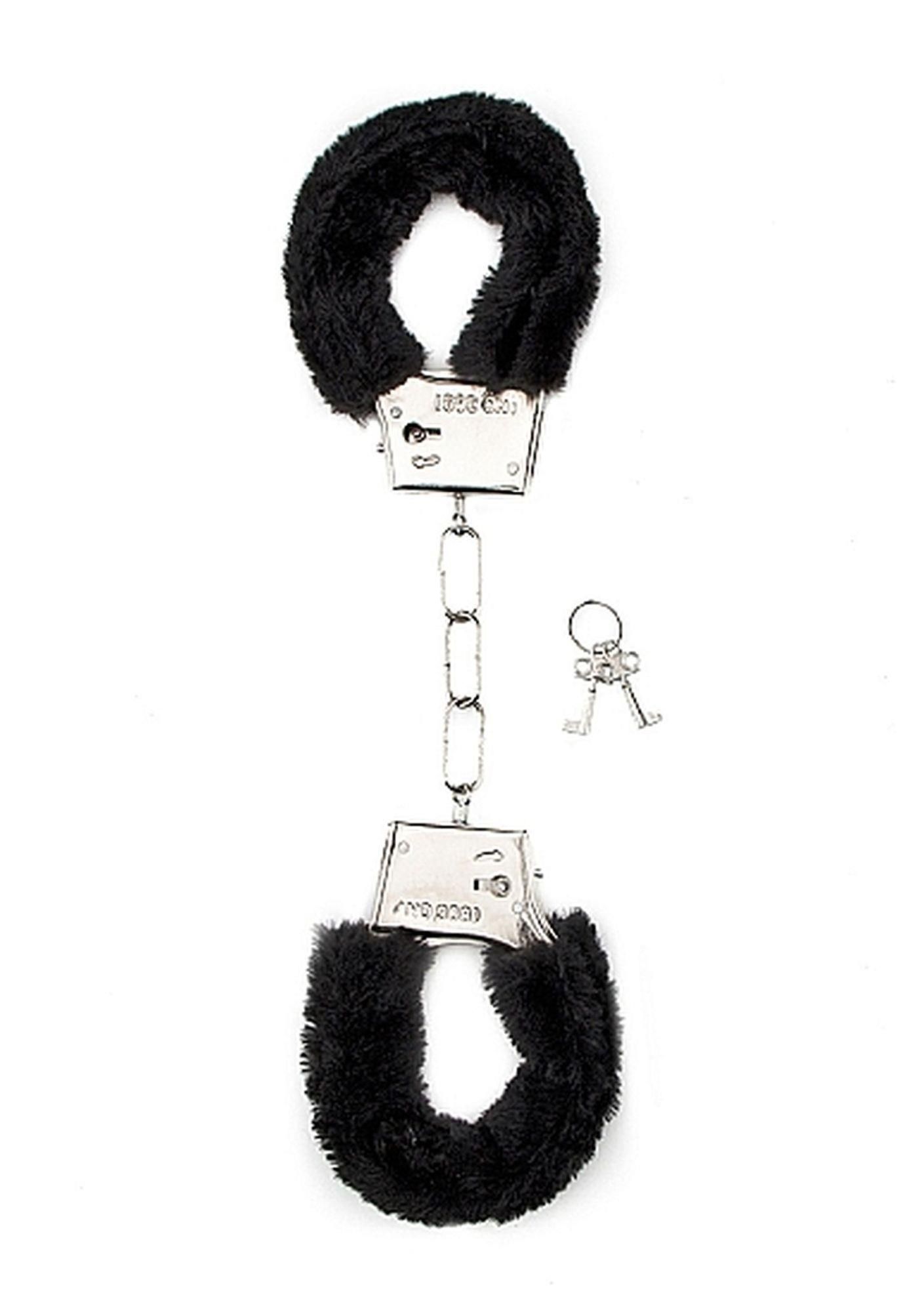 Kajdanki ShotsToys Handcuffs Furry (czarny)