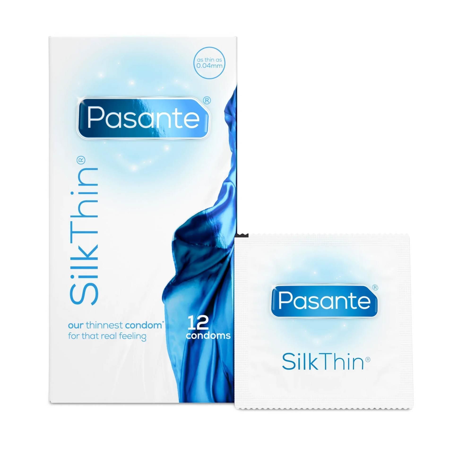 Презервативы Pasante Silk Thin, 12 шт