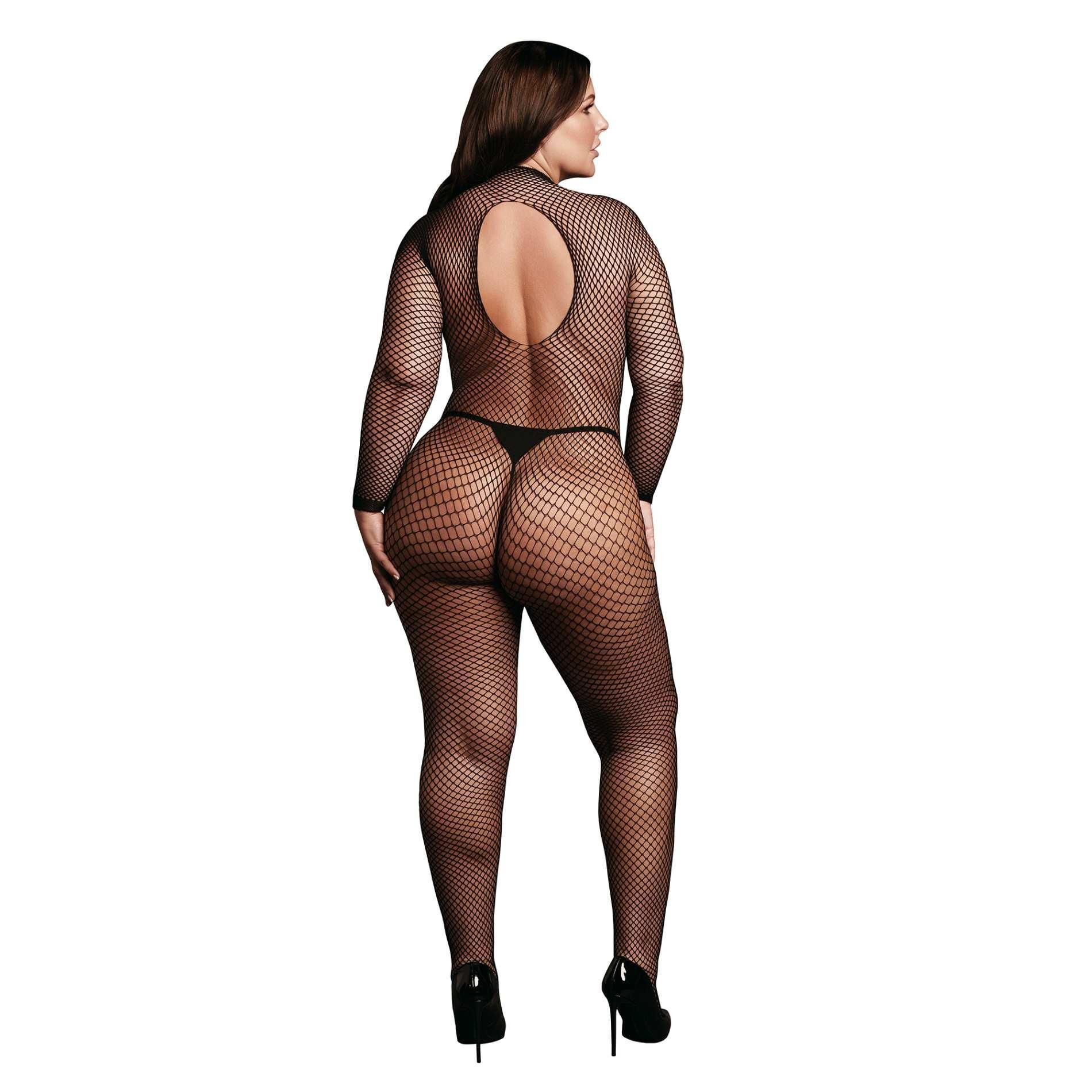 Бодистокинг Le Désir With Open Crotch, Plus Size (черный)
