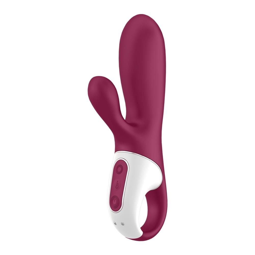 Wibrator królik Satisfyer Hot Bunny, 17,5 cm (bordowy)