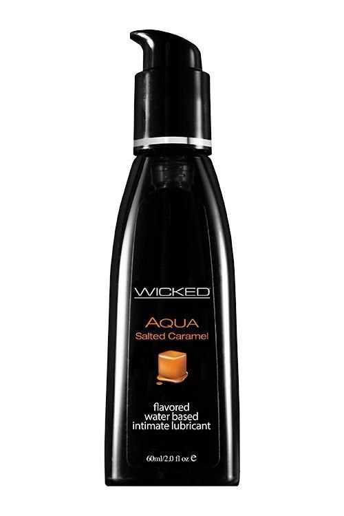 Lubrykant na bazie wody Wicked Aqua Salted Caramel, 60 ml