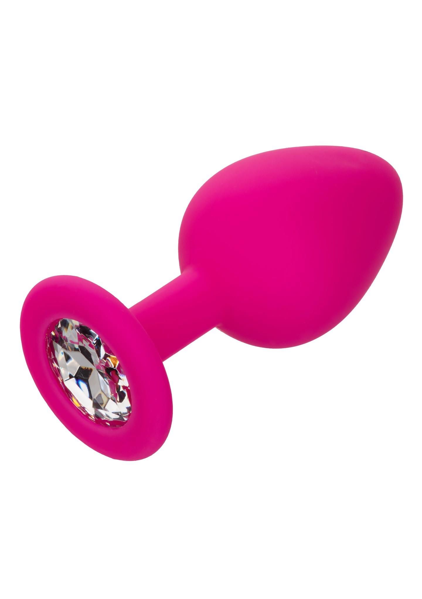 Набор анальных пробок Calexotics Cheeky Gems, 3 шт (розовый)