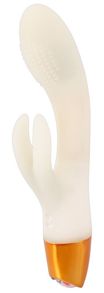Вибратор-кролик Glow In The Dark Rabbit, 19.5 см (белый)
