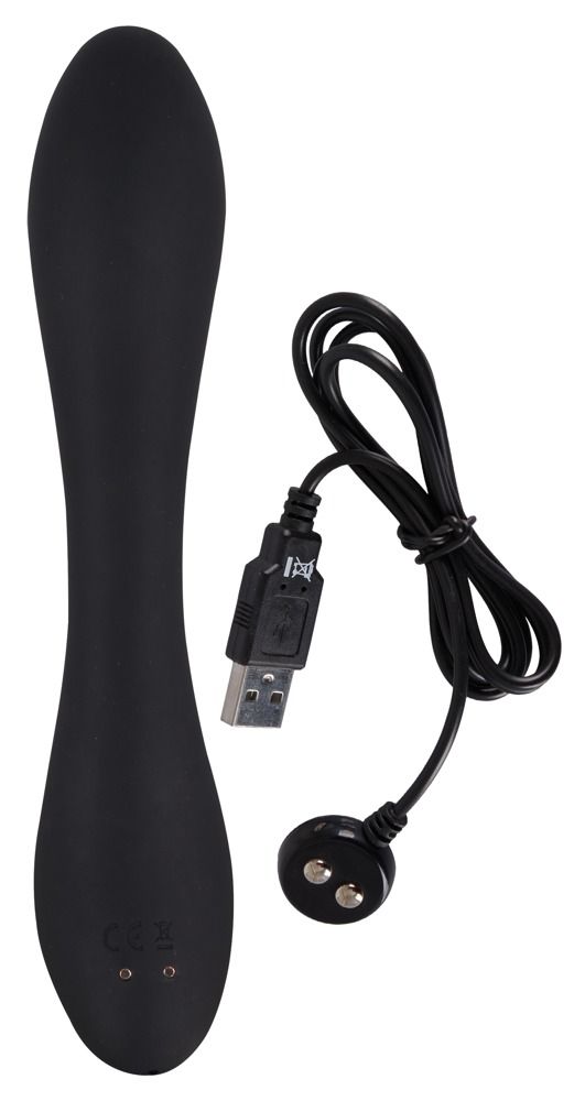Вибратор для точки G Cleaopatra G-Spot, 19,7 см (черный)