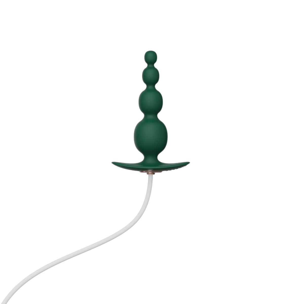 Korek analny Qingnan No.8 Mini Vibrating Anal Bead, 12 cm (zielony)