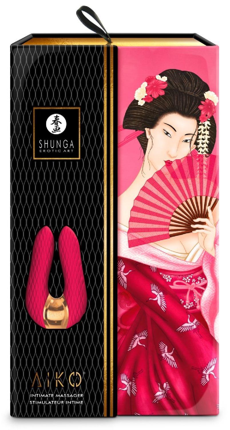 Вібратор Shunga Aiko Intimate, 10,8 см (фуксія)