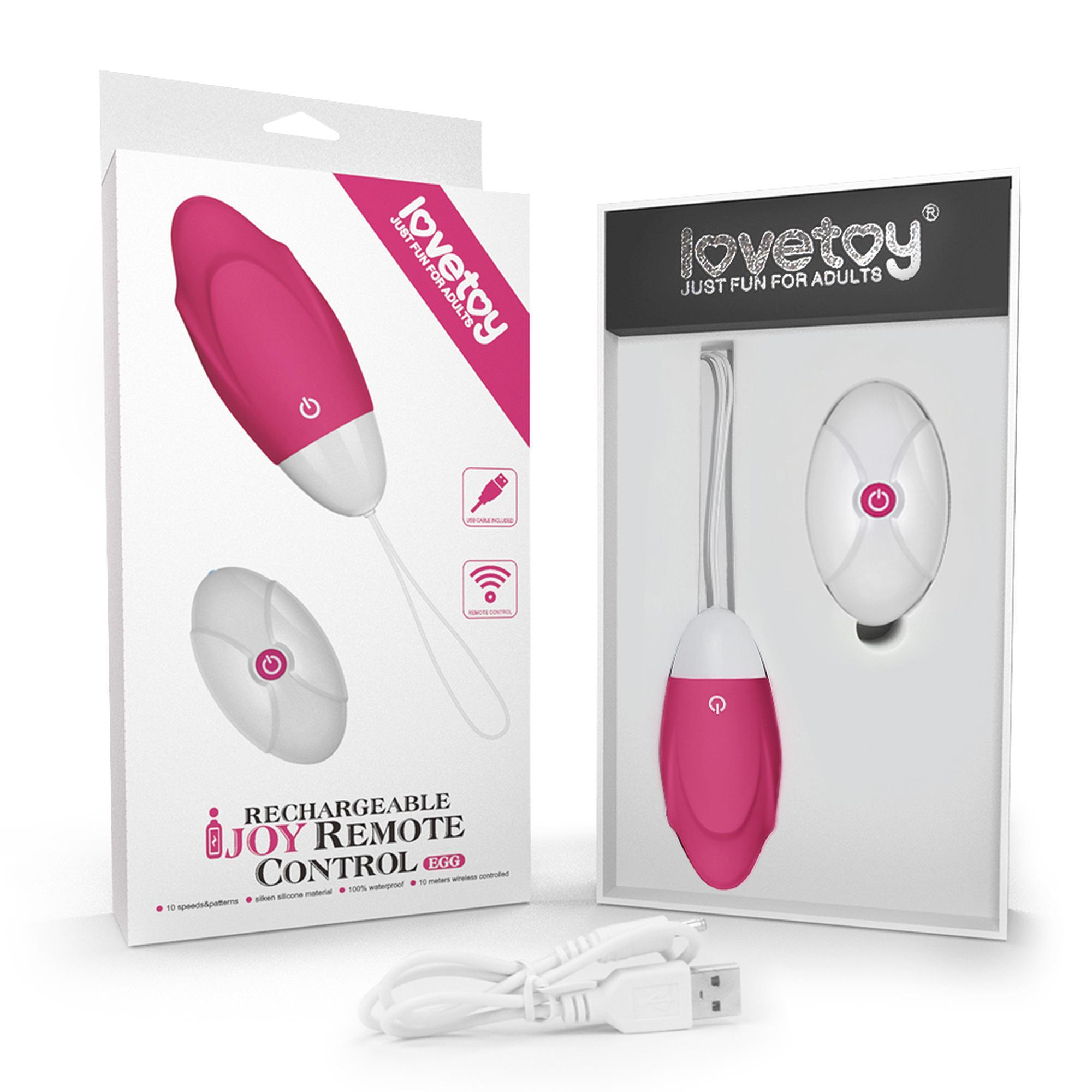 Виброяйцо Lovetoy Ijoy, 8.9 см (розовый)