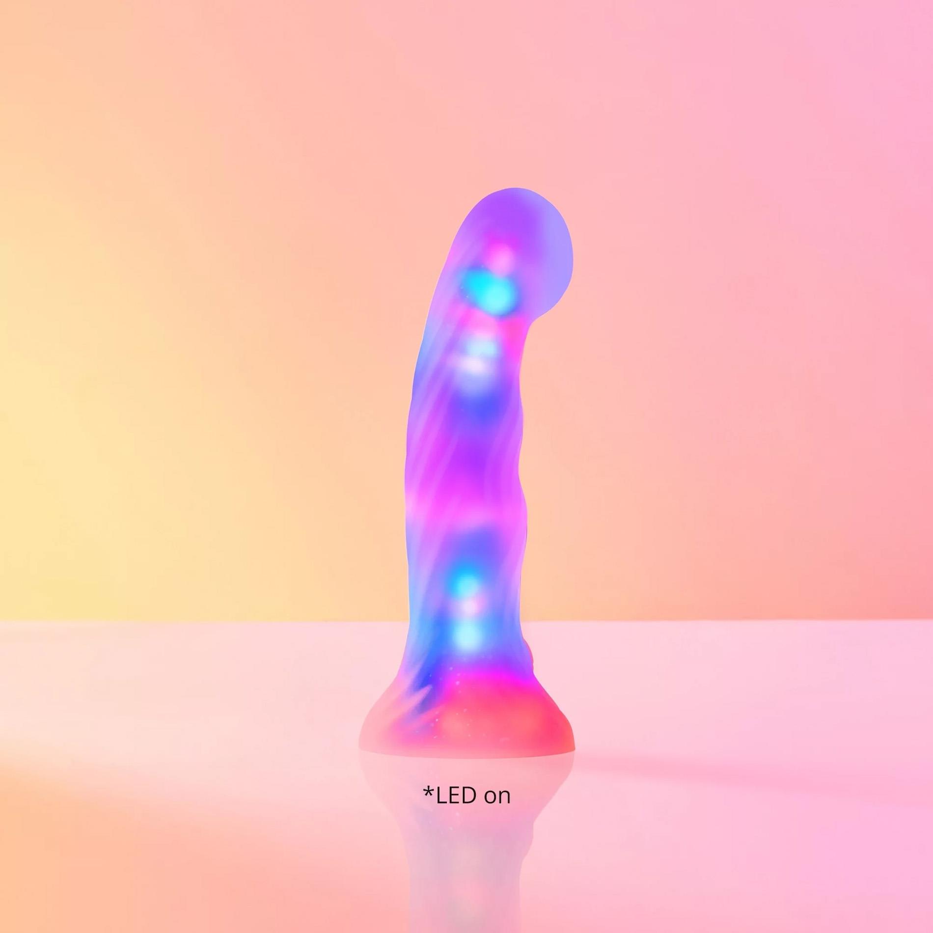 Love to Love Neon Art Candy Loop / Sugar Bomb - Dildo, Multi, 14.3 cm