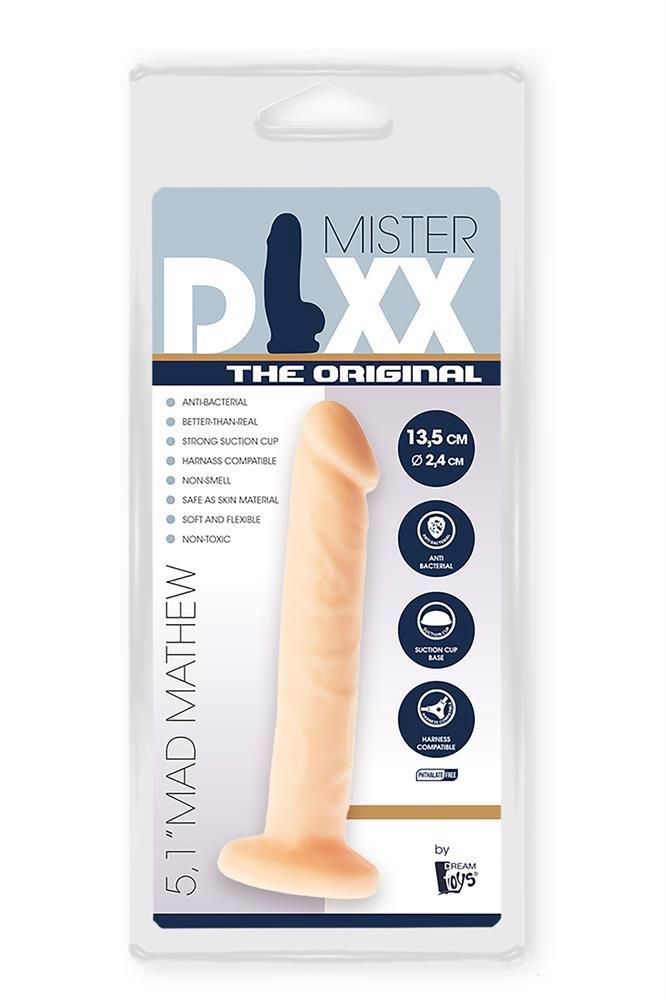 Dildo Dream Toys Mad Mathew, 13.5 cm (w kolorze cielistym)