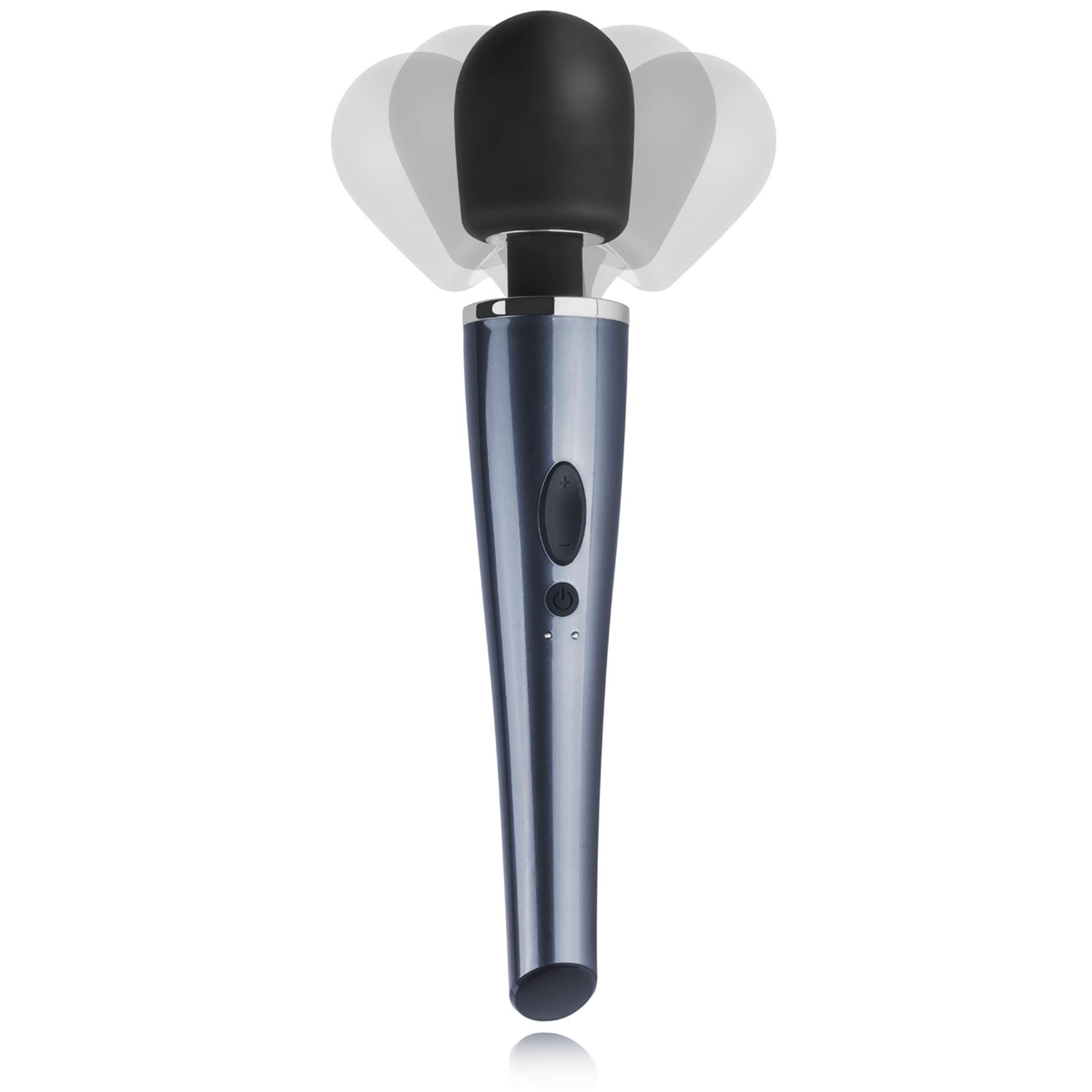 Вибромассажер Teazers Lightning Wand, 32 см (черный)