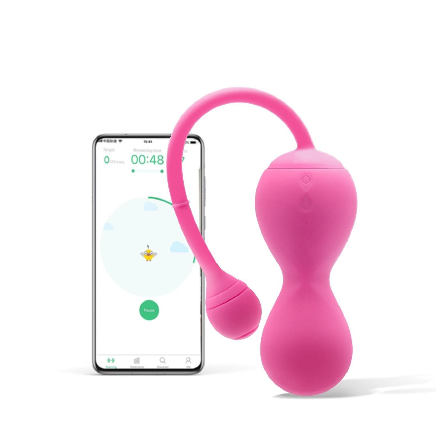 Вагинальные шарики Magic Motion Smart Kegel Master Balls, 8.4 см (розовый)