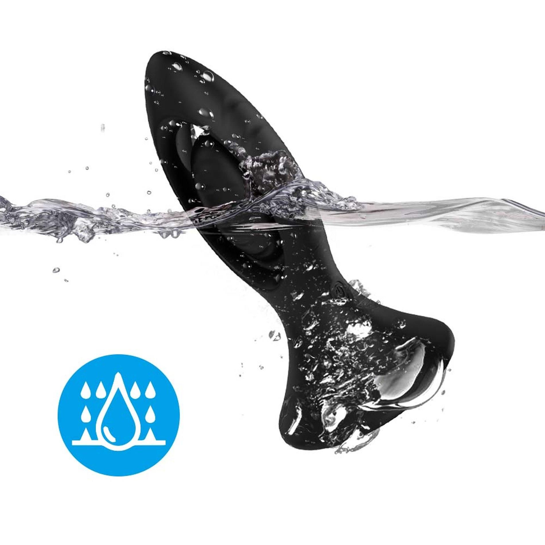 Анальная пробка B - Series Joy Watchman, 12 см (черный)