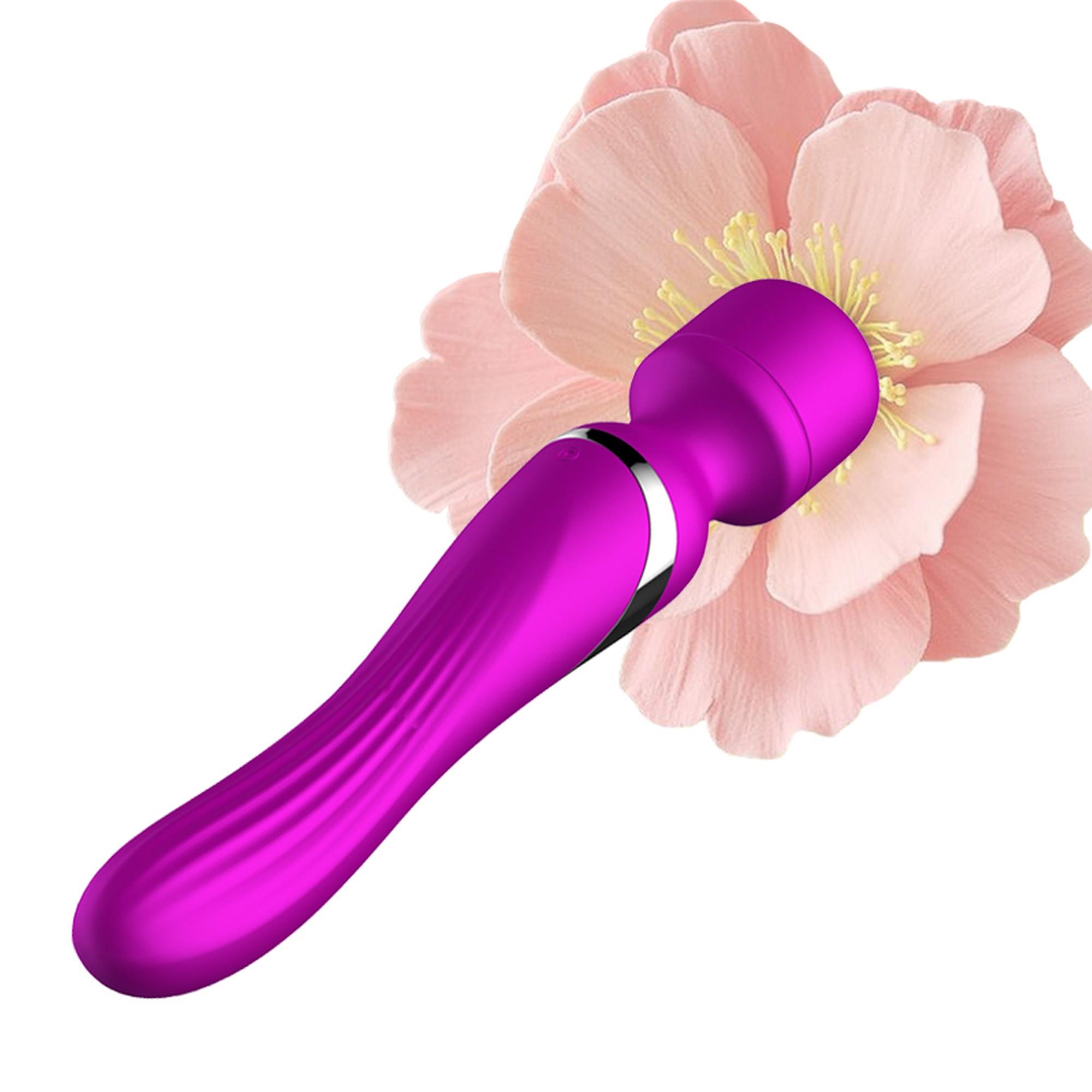 Вибратор B - Series Fox Dual Massager Pulsator, 22.6 см (фиолетовый)