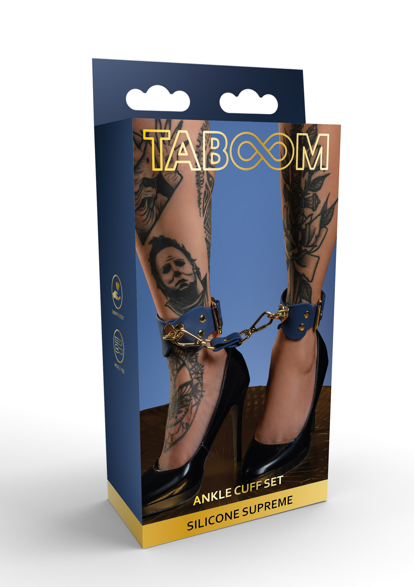 Фиксаторы для ног Taboom Silicone Supreme Ankle Cuff Set (синий)
