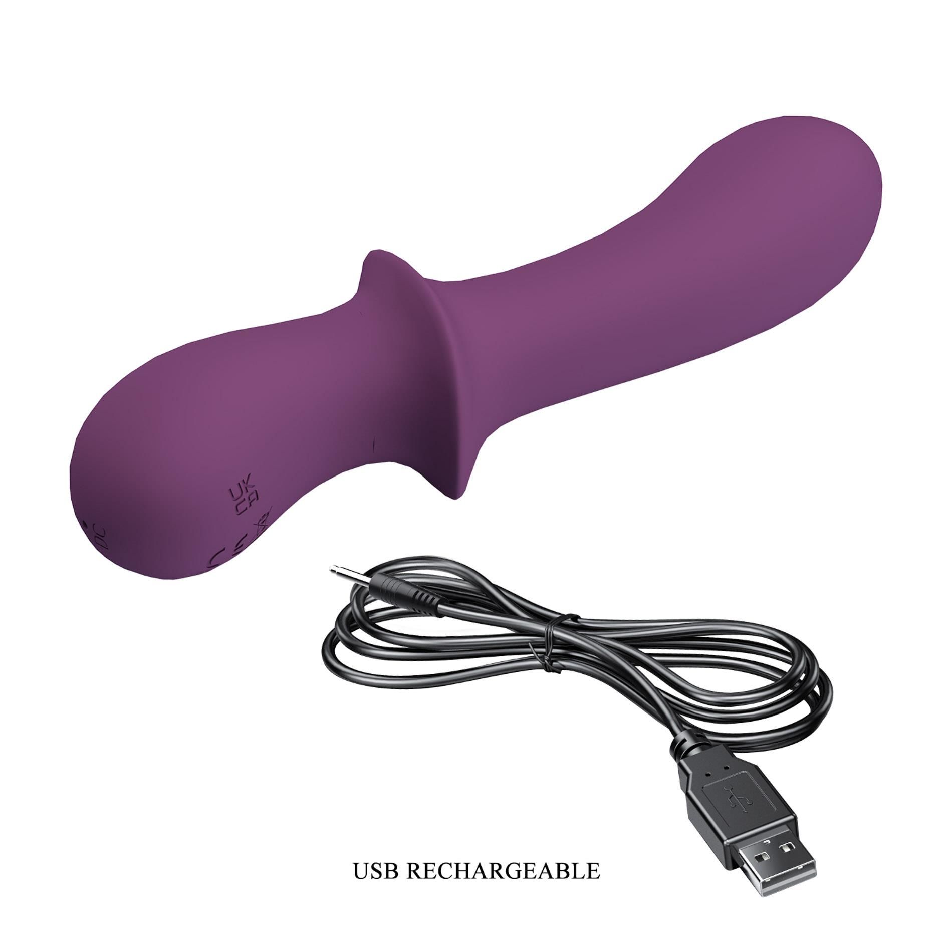 Pretty Love Abigal Purple - Mini-wibrator, Fioletowy, 16 cm