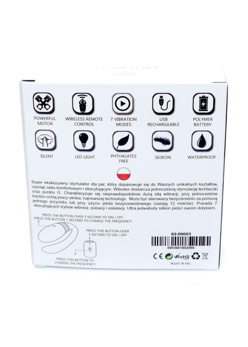 Вибратор Boss Series V-Vibe, 9 см (черный)