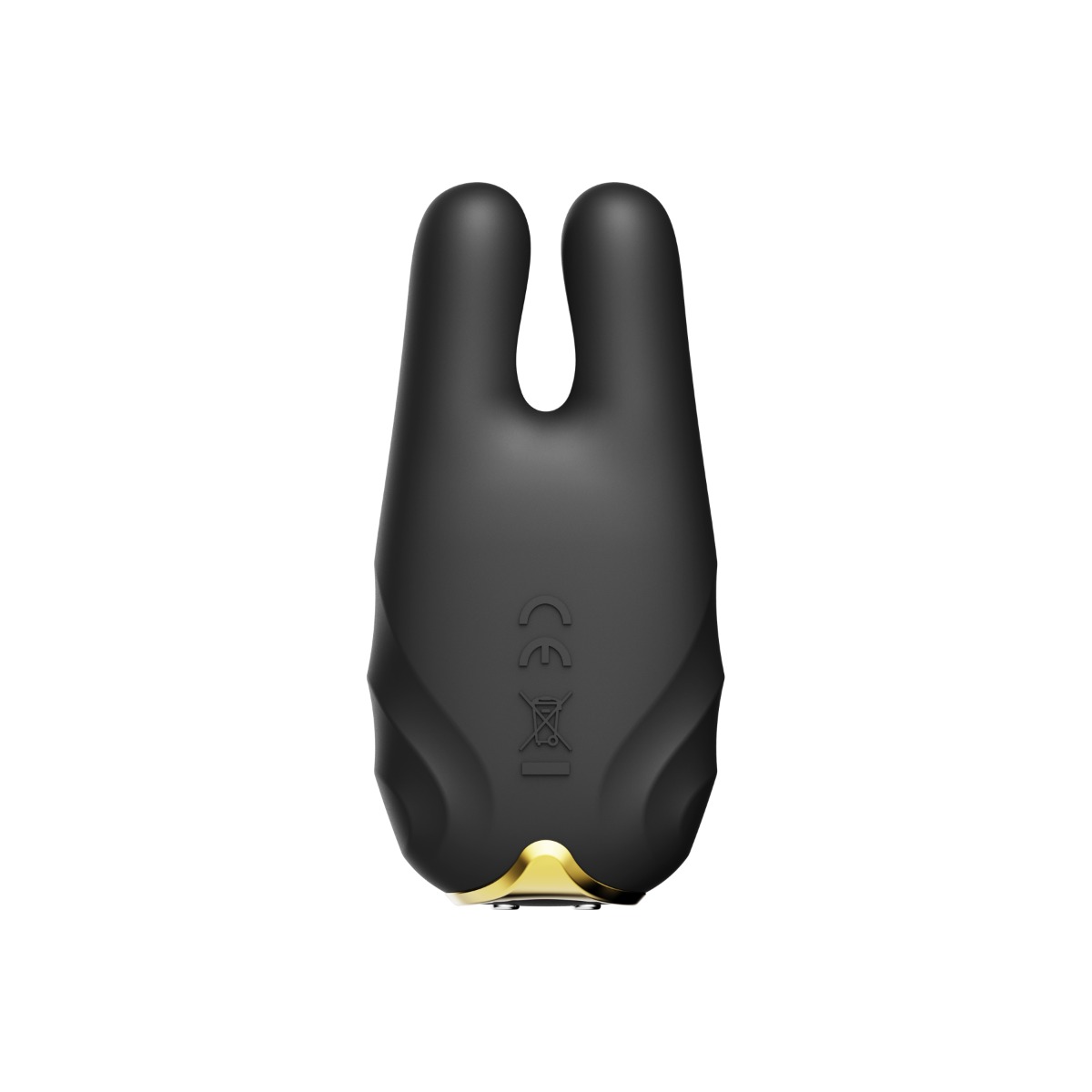 Вибратор для груди Zalo Nave Obsidian, 6,3 см (черный)