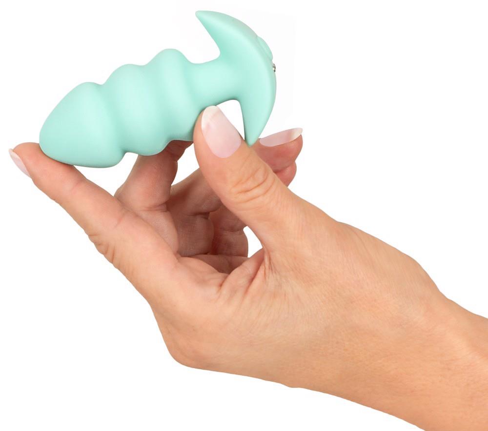 Korek analny Cuties Mini Butt Plug, 8 cm (mięta)