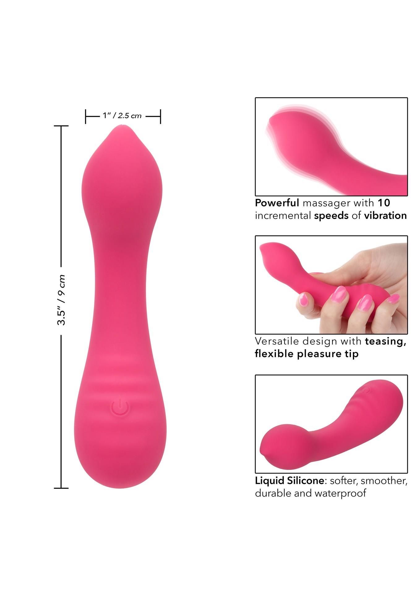 Vibrator Calexotics Pixies Teaser, 9 cm (różowy)