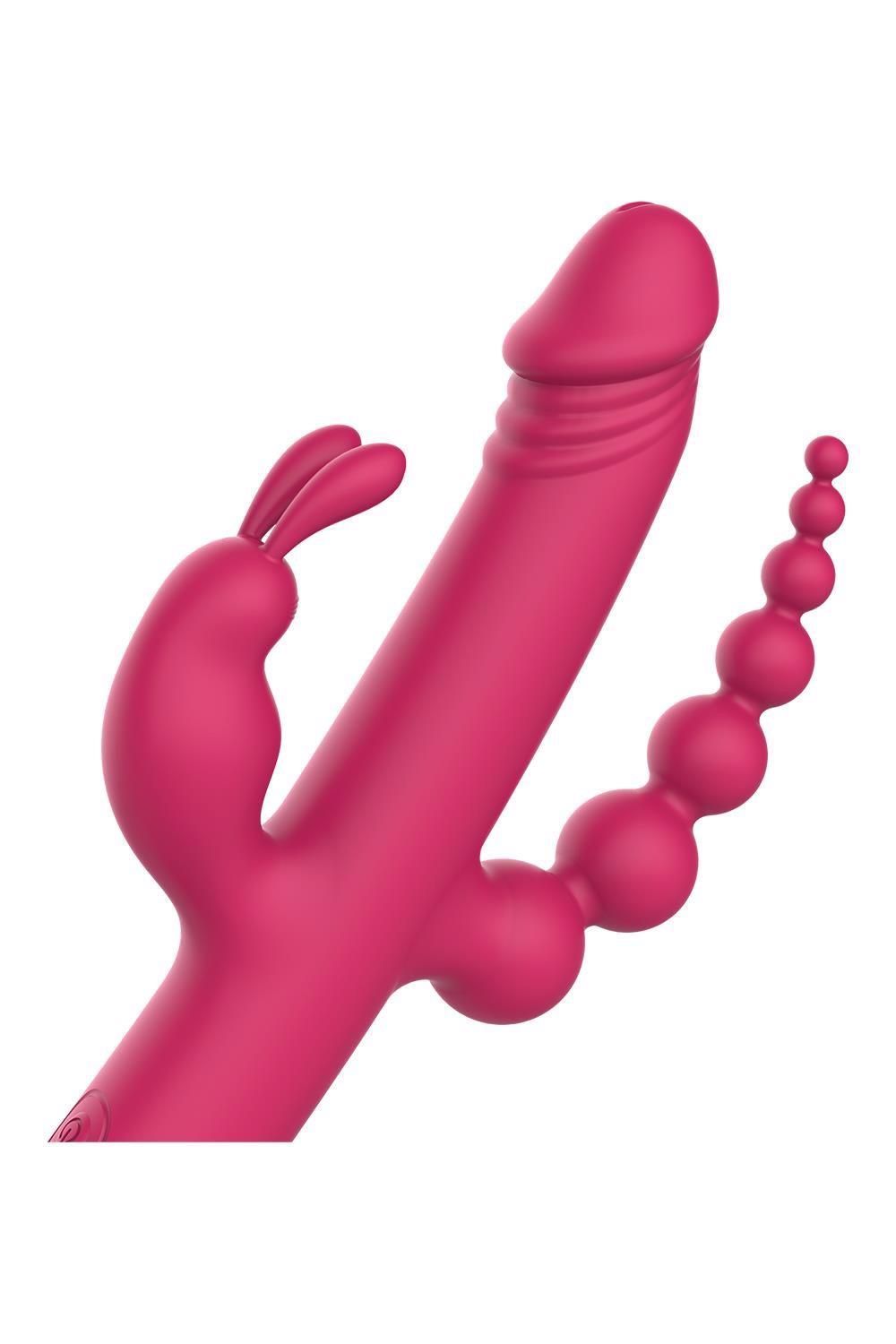 Вібратор Essentials Anywhere Pleasure Vibe, 40 см (рожевий)