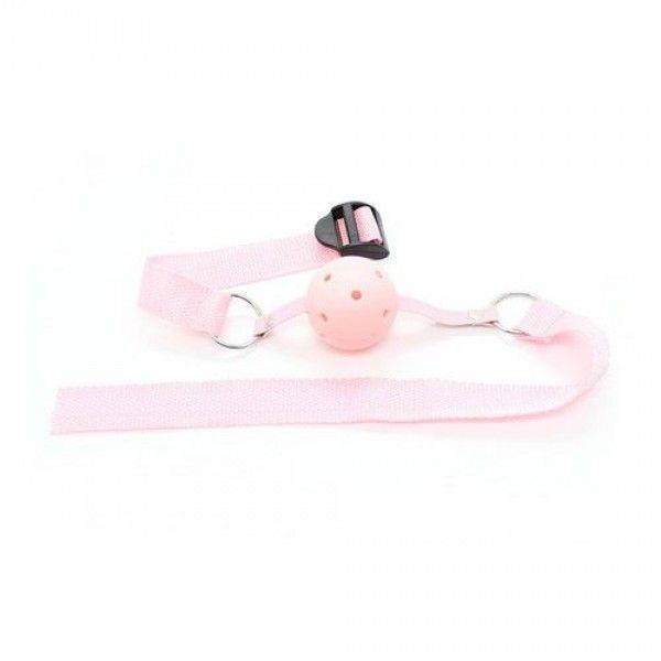 Кляп Toyz4lovers Easy Breathable Ball Gag (рожевий)