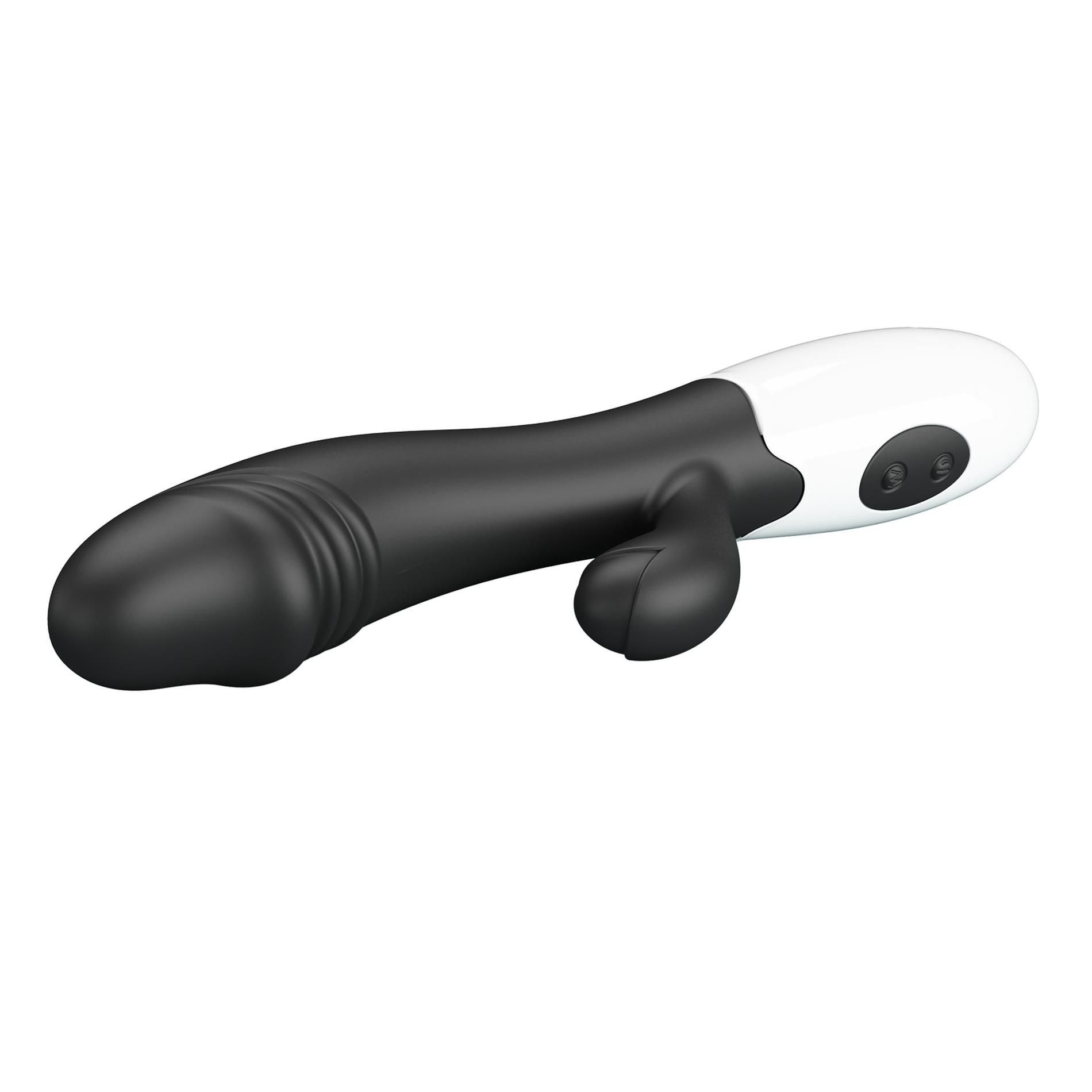 Wibrator królik Pretty Love Snappy, 19 cm (czarny)