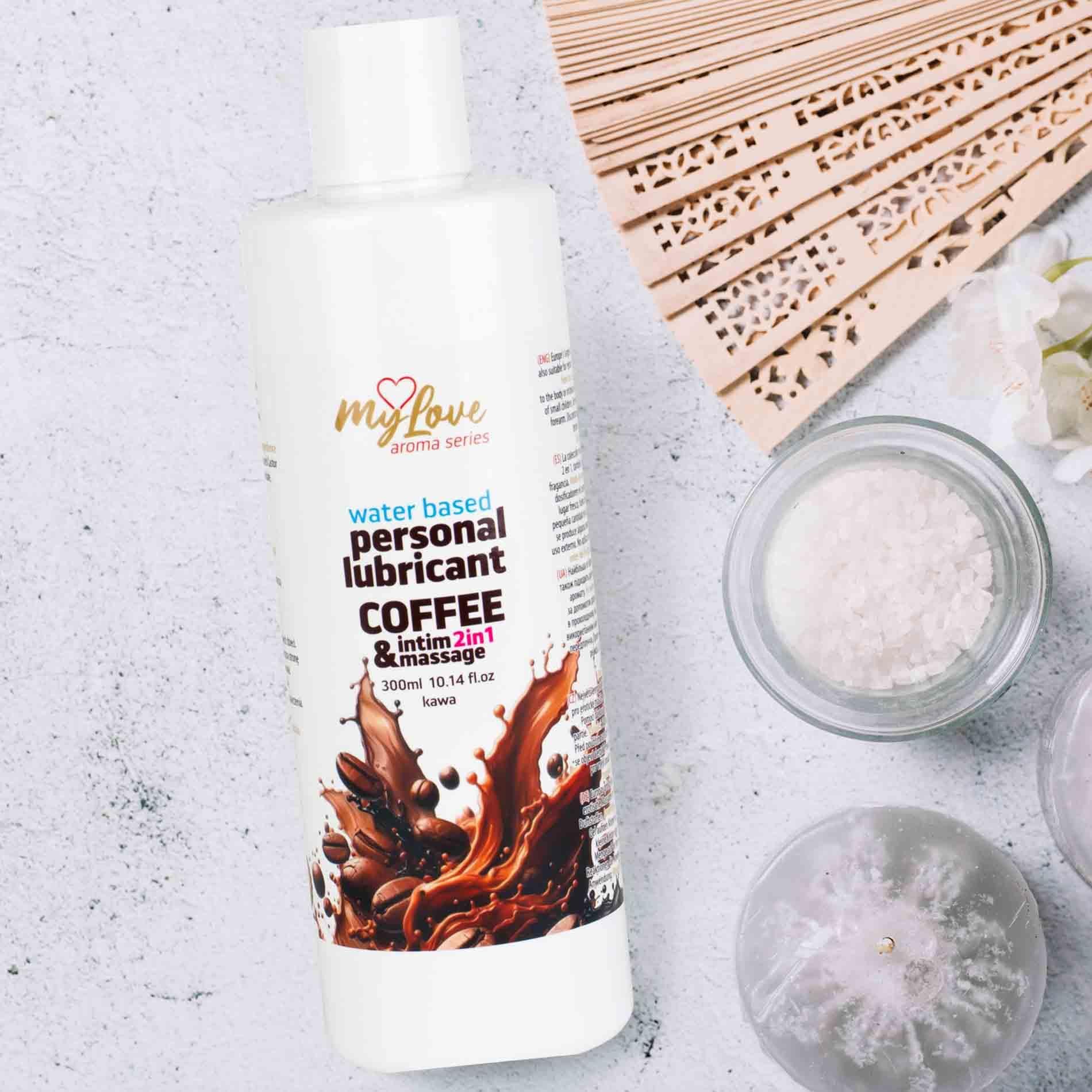 Лубрикант MyLove Aroma Series Intim&Massage 2in1 Coffee, 300 мл