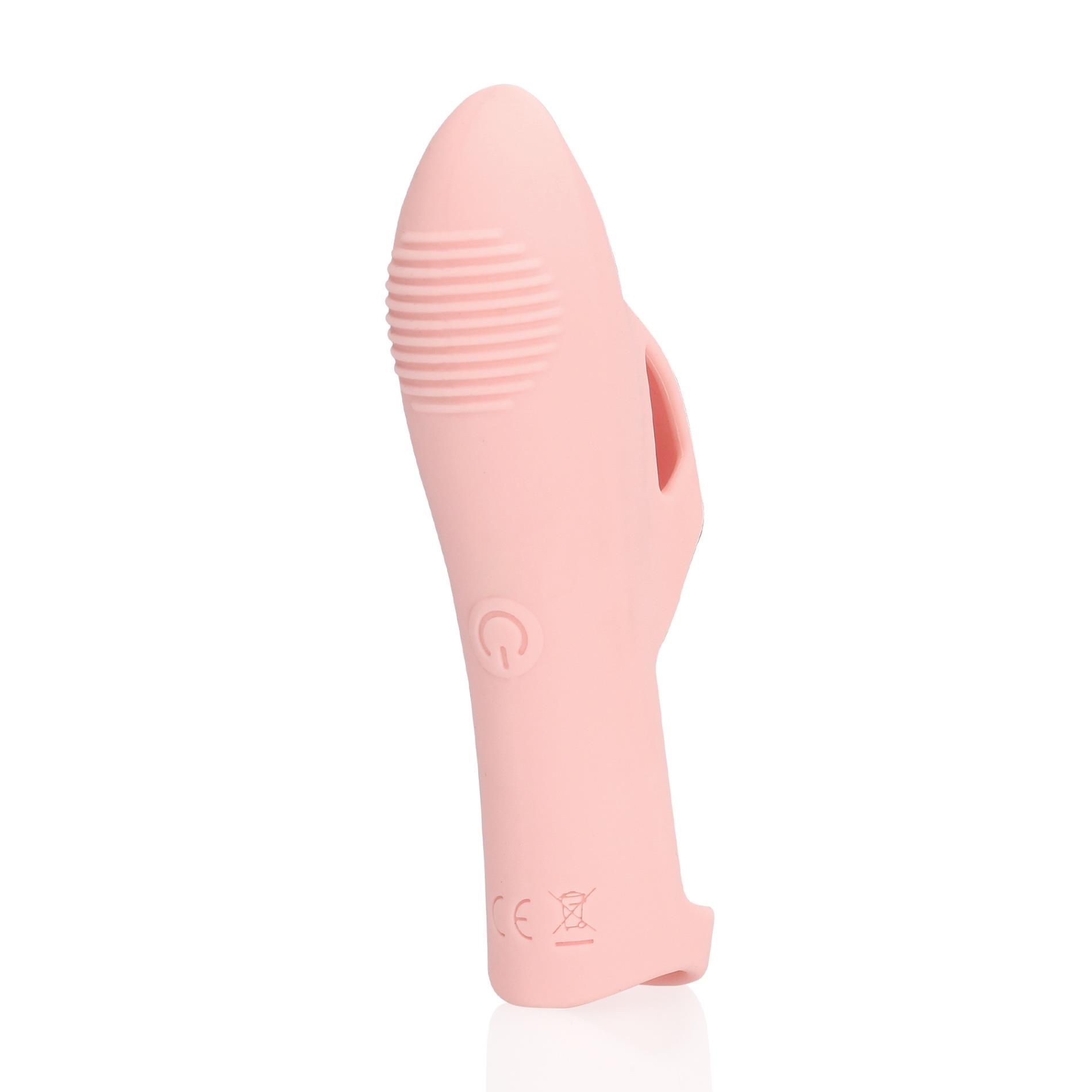 Вибратор на палец Loveline Silicone Finger, 11.2 см (розовый)