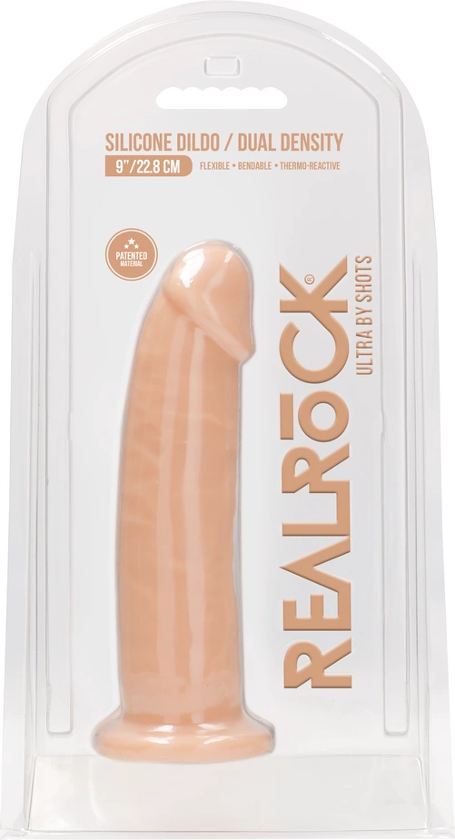 Фаллоимитатор RealRock Without Balls, 22.8 см (телесный)
