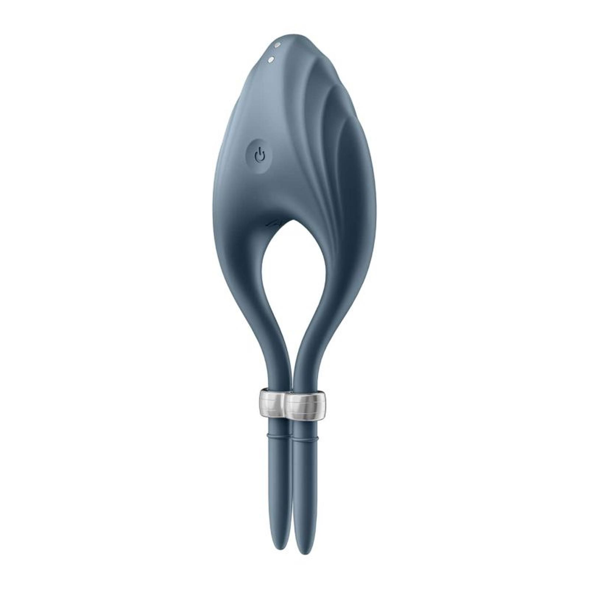 Виброкольцо Satisfyer Duelist Ring, 14.2 см (синий)