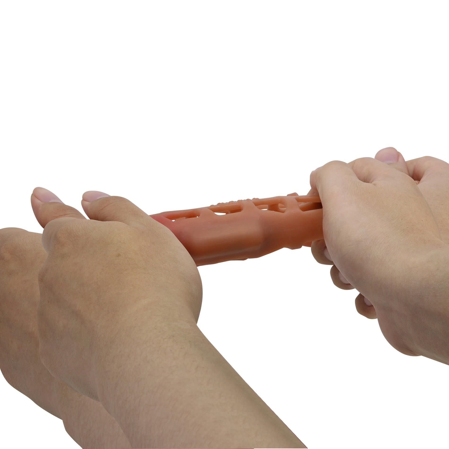 Насадка на пенис Pretty Love Preston, 18 см (телесный)