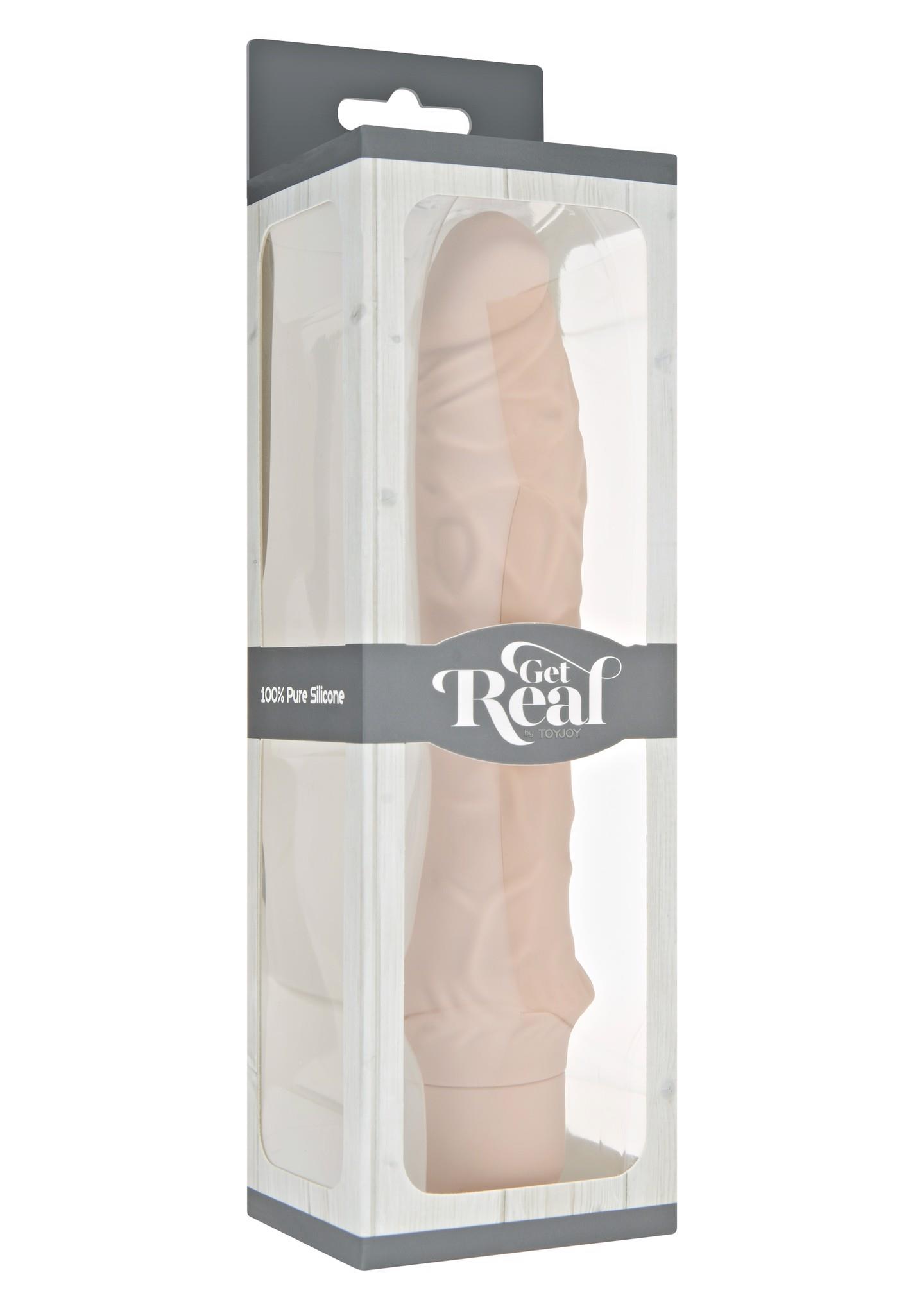 Вибратор Get Real Classic Large, 25 см (телесный)