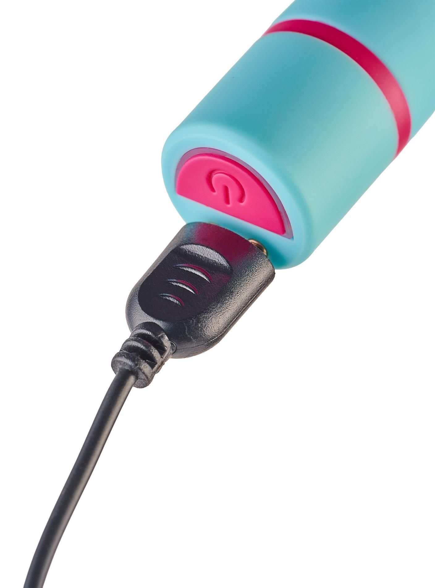 Mini wibrator Dream Toys Travel Buddy, 10 cm (turkusowy)