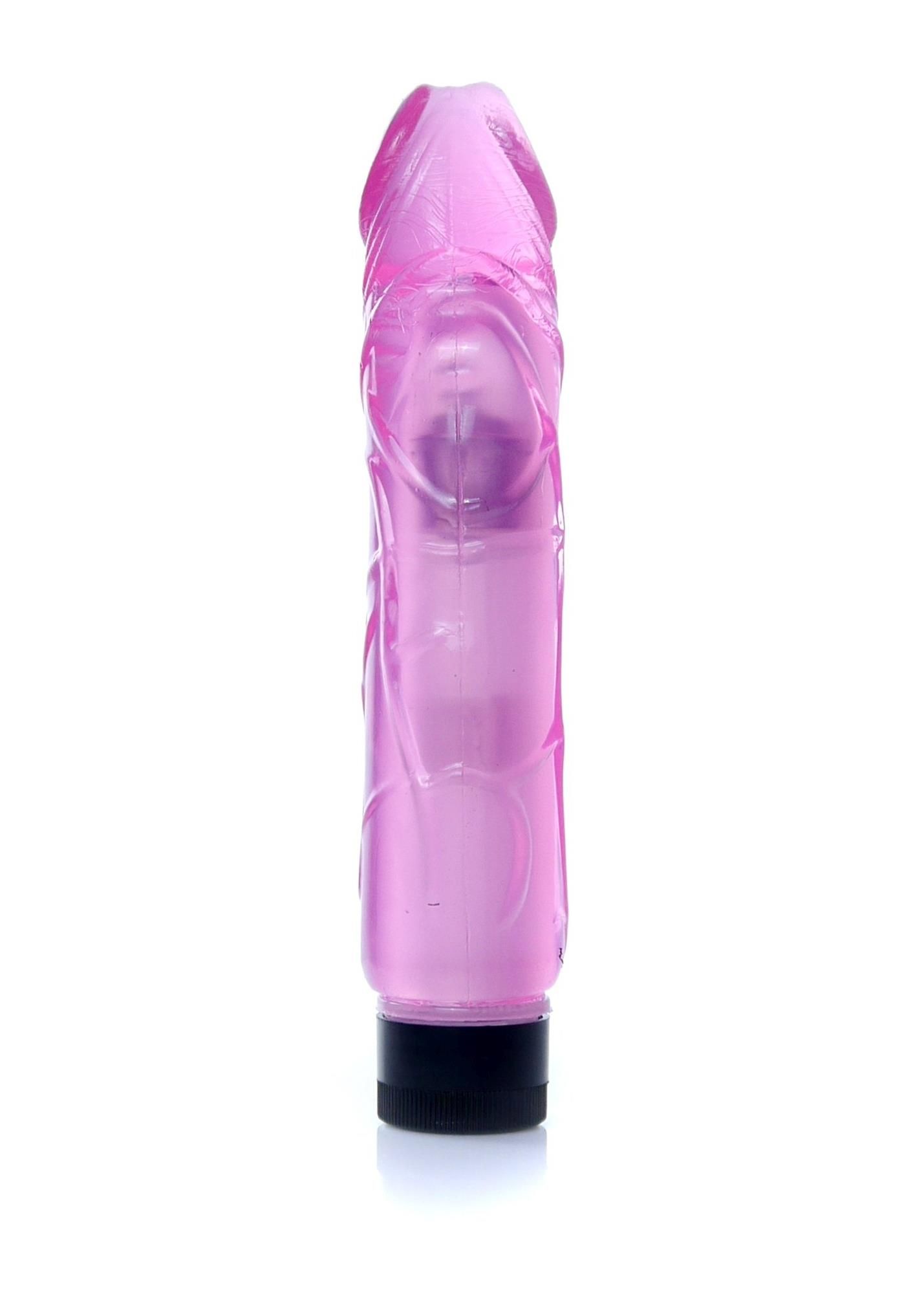 Wibrator B - Seria EasyLove Juicy Jelly, 22 cm (różowy)