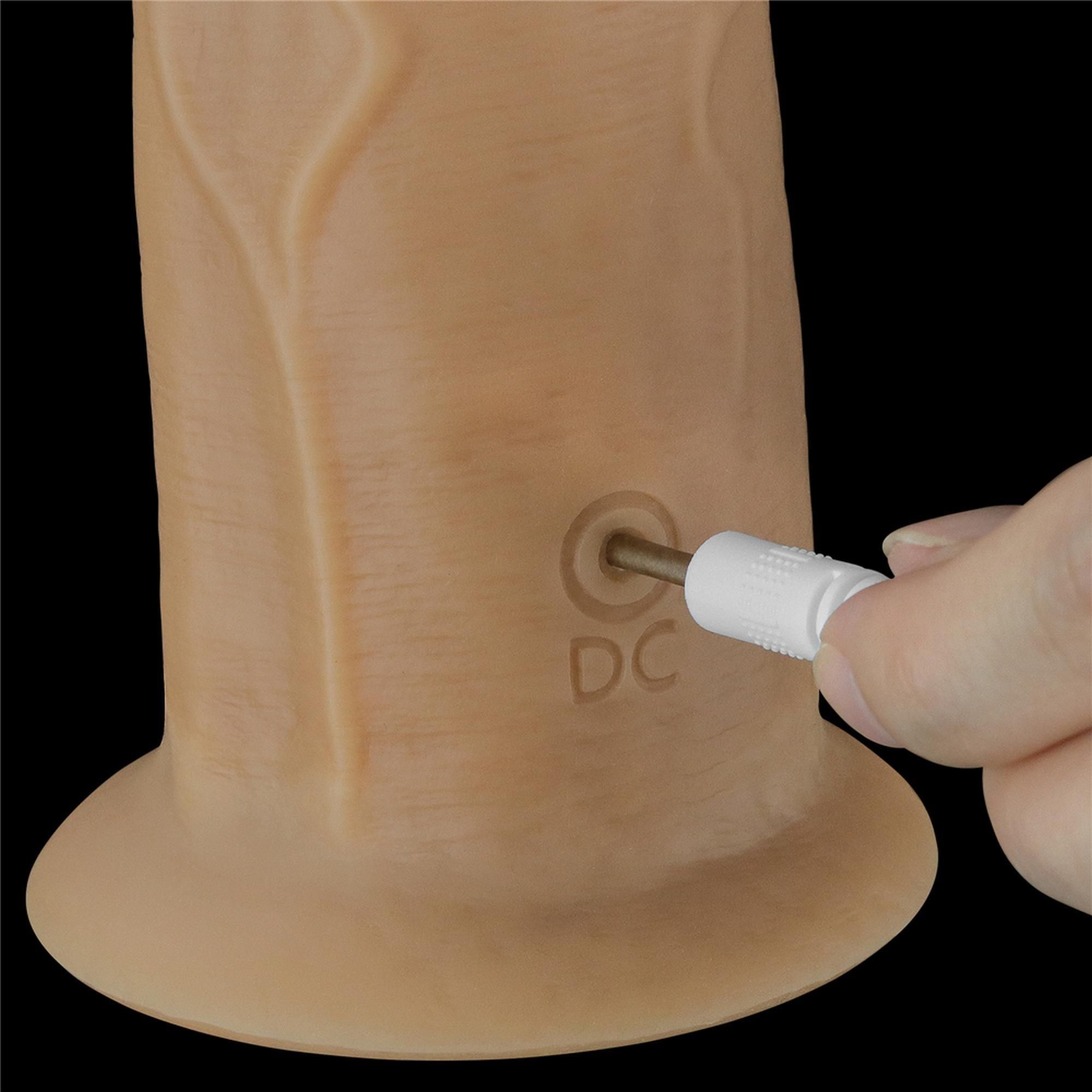 Реалистичный вибратор Lovetoy Nature Cock, 20,5 см (телесный)