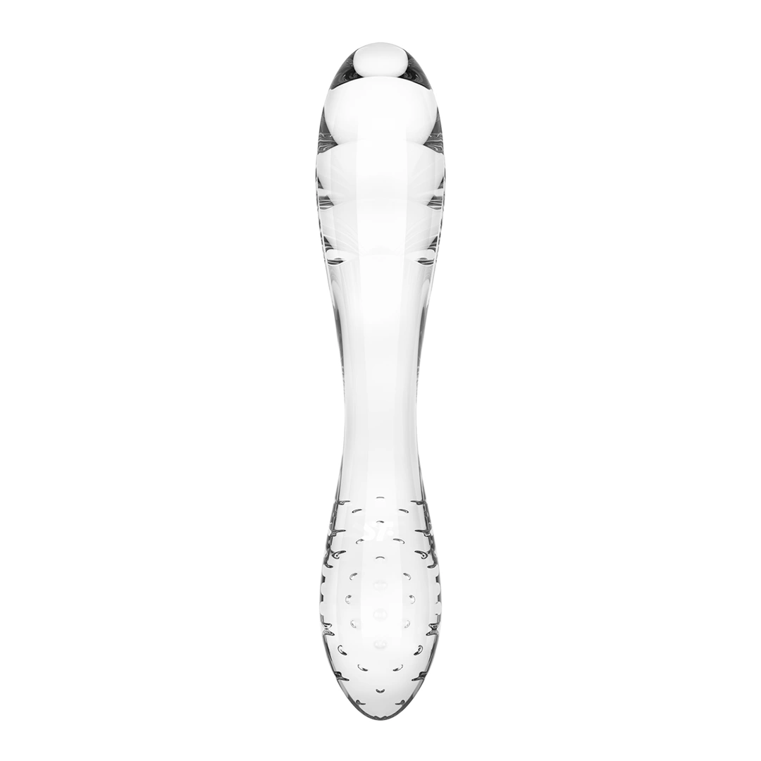 Dildo Satisfyer Dazzling Crystal 1, 18.4 cm (przezroczysty)