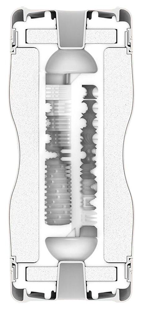Двусторонний мастурбатор Tenga Premium Dual Sensation Cup (белый)