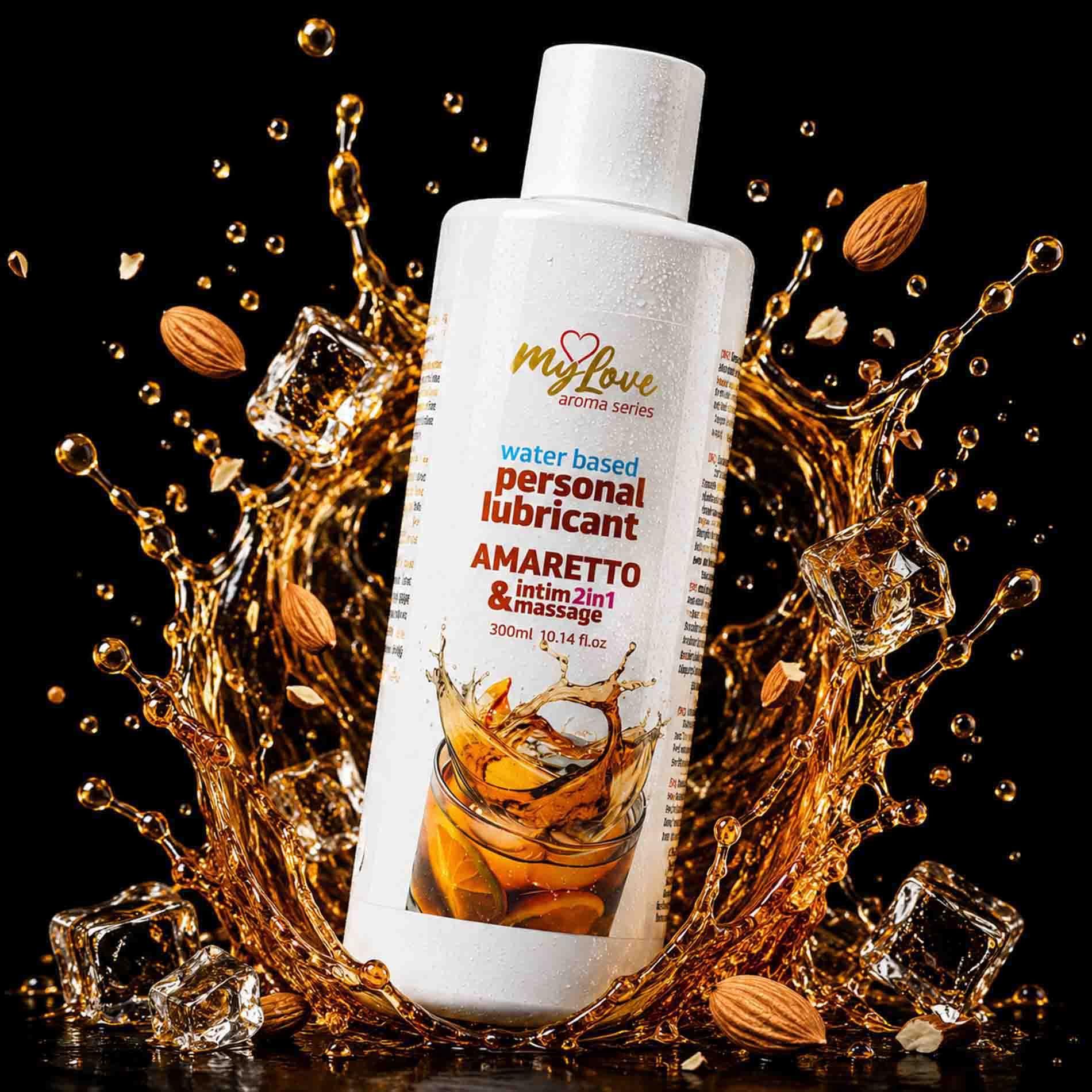 Lubrykant MyLove Aroma Series Intim&Massage 2in1 Amaretto, 300 ml