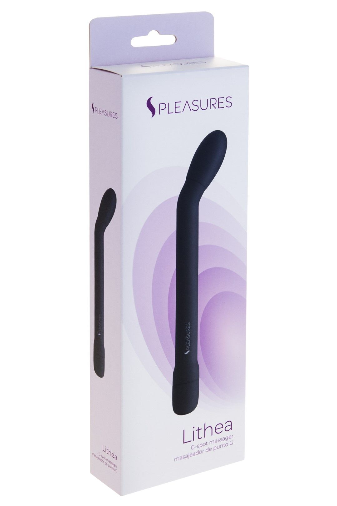 Вибратор Pleasures Lithea, 18 см (черный)