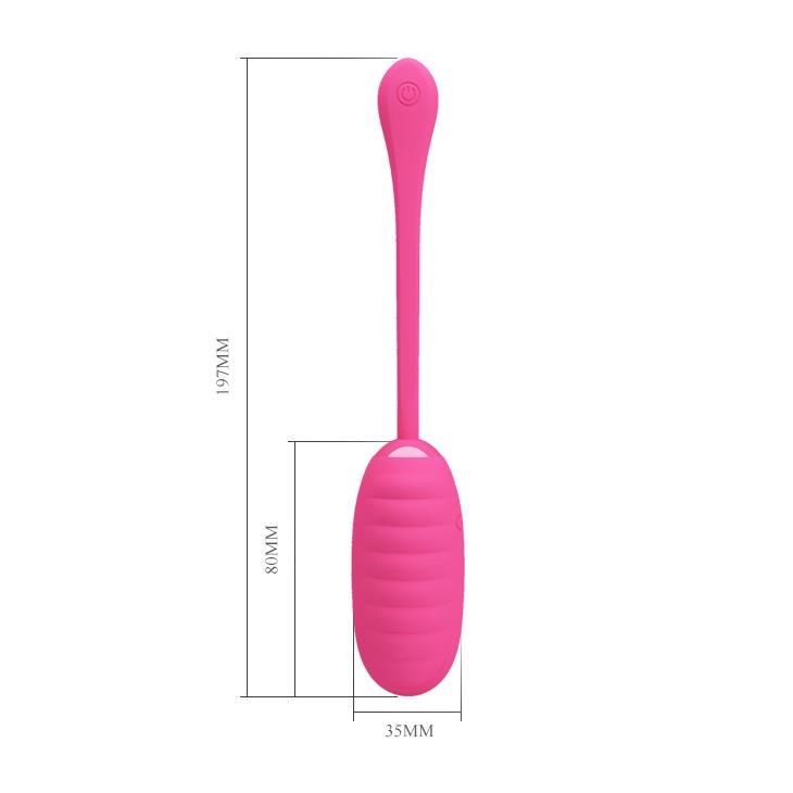 Виброяйцо Pretty Love Kirk Remote, 19,7 см (розовый)