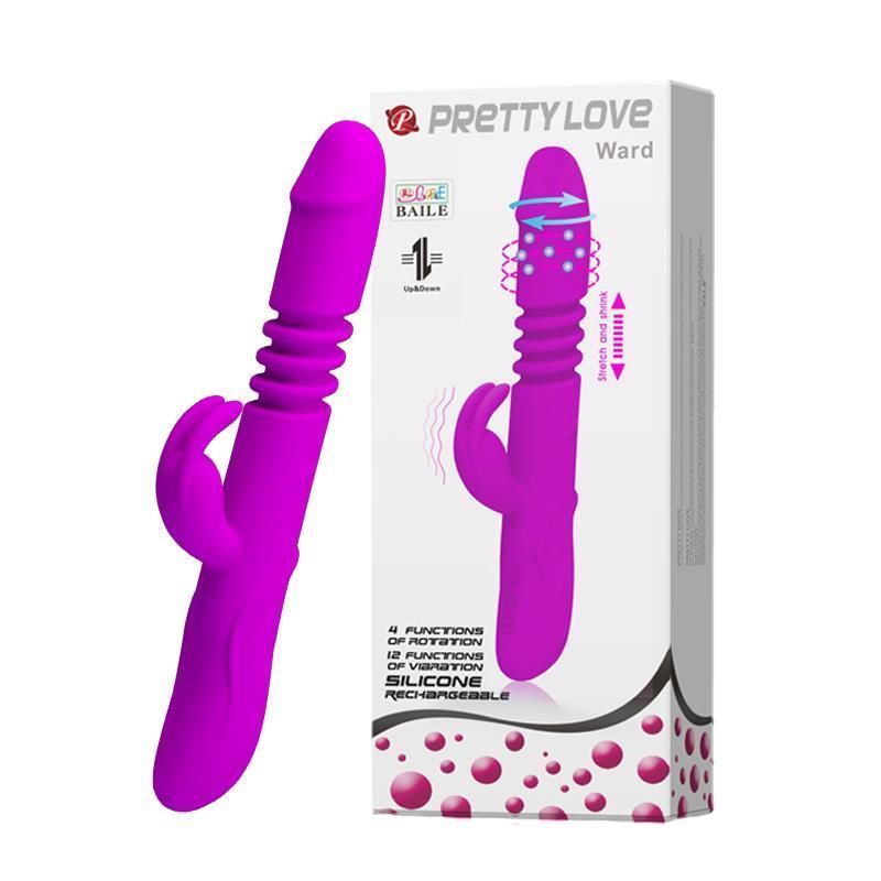 Вибратор Pretty Love Ward Vibrator, 26 см (фиолетовый)