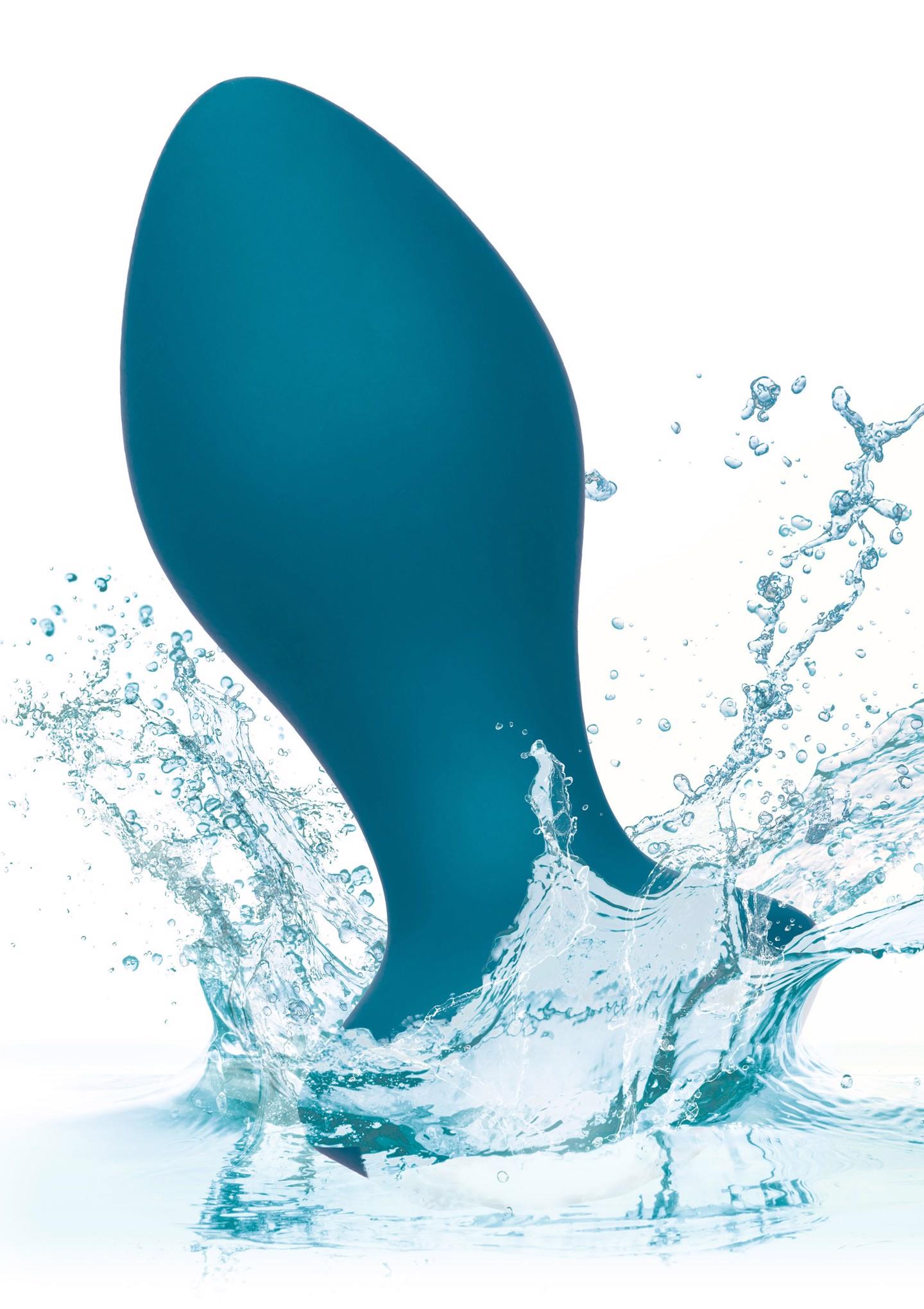 Korek analny Power Gem Vibrating Crystal Probe, 10,7 cm (niebieski)