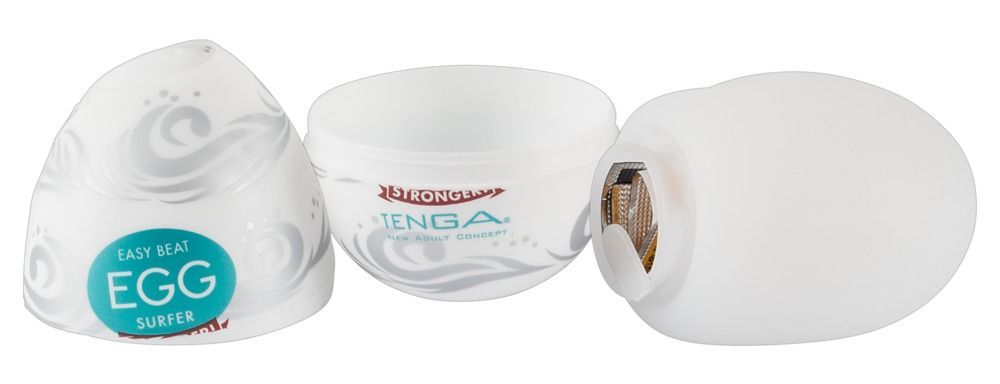 Мастурбатор яйцо Tenga Egg Stronger Surfer (белый)